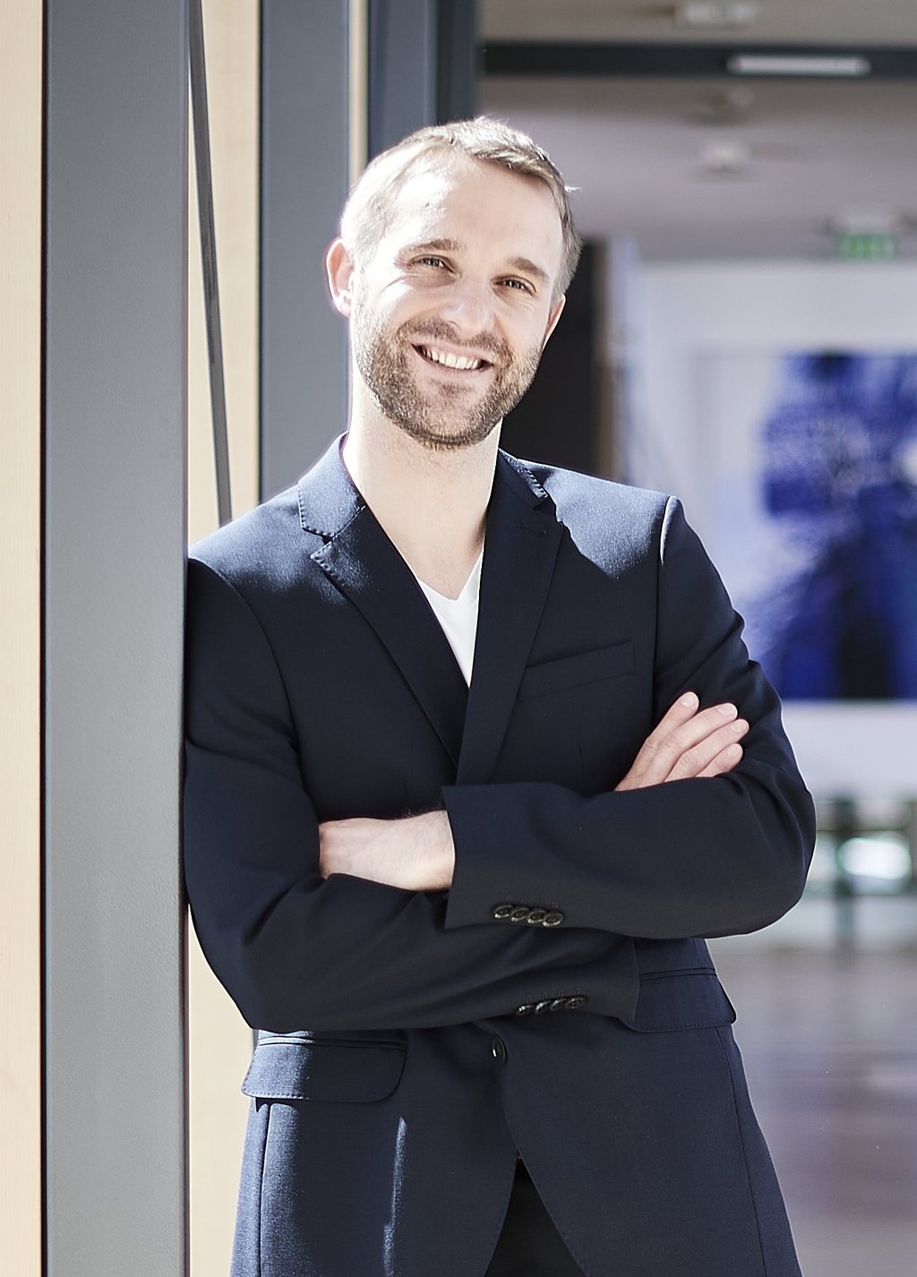 Bürgermeister Daniel Enzensperger im Rathaus Kressbronn am Bodensee